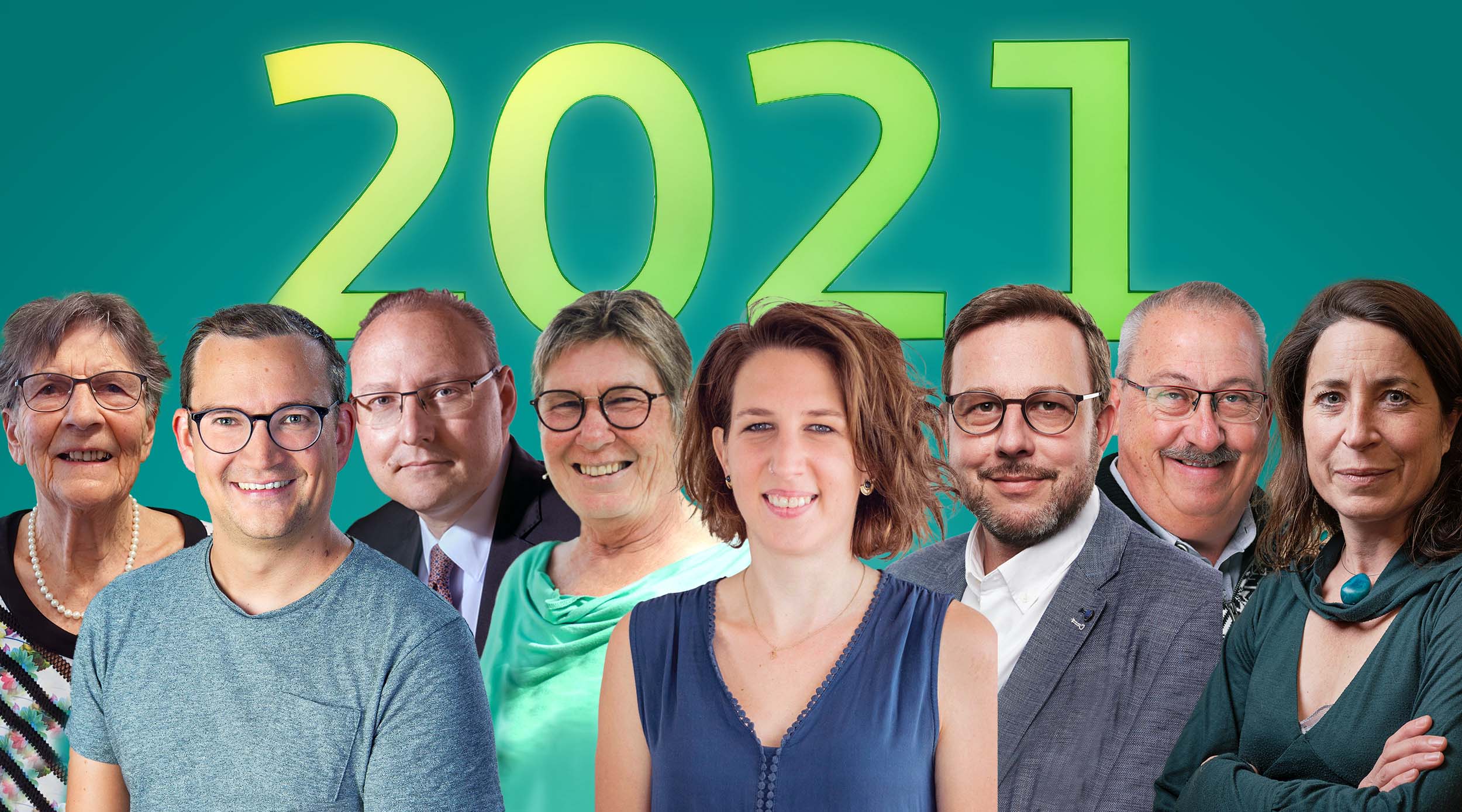 Peter Zimmermann, Usch Vollenwyder, Beat Thoma, Fanny Meier, Sophie Bosshard, Tristan Gratier, Trudi Merz, Emmanuel Michielan